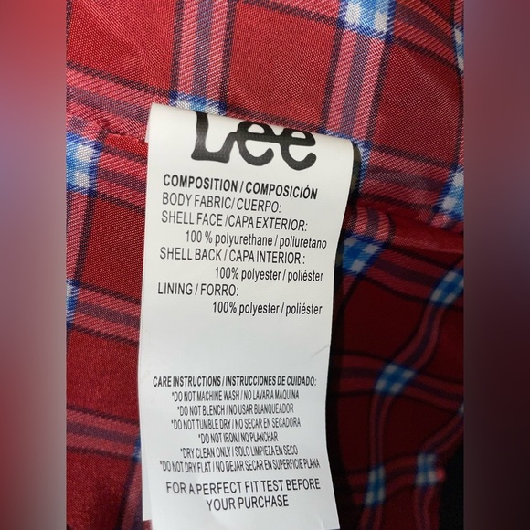 Lee Womens Leather Jacket Size L - Picture 9 of 9